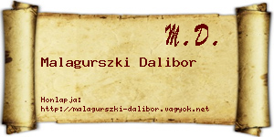 Malagurszki Dalibor névjegykártya